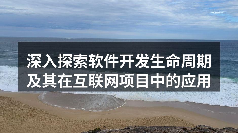 软件开发生命周期概念图